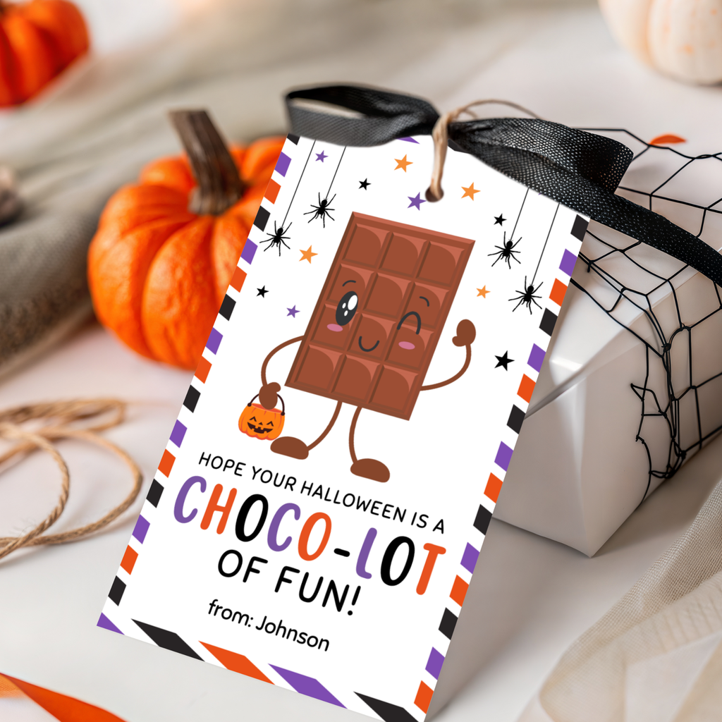 Halloween Chocolate Tag