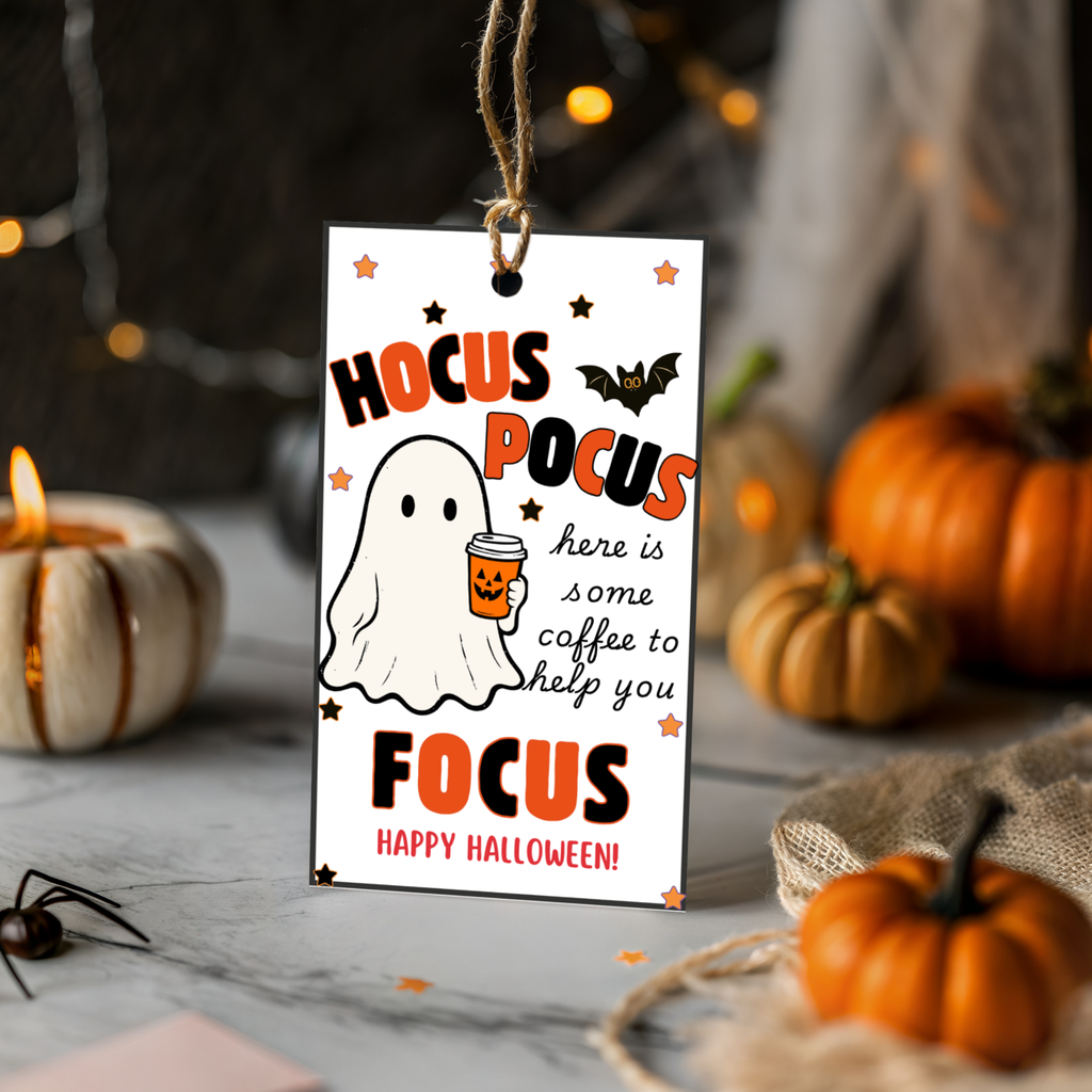 Halloween Coffee Tag