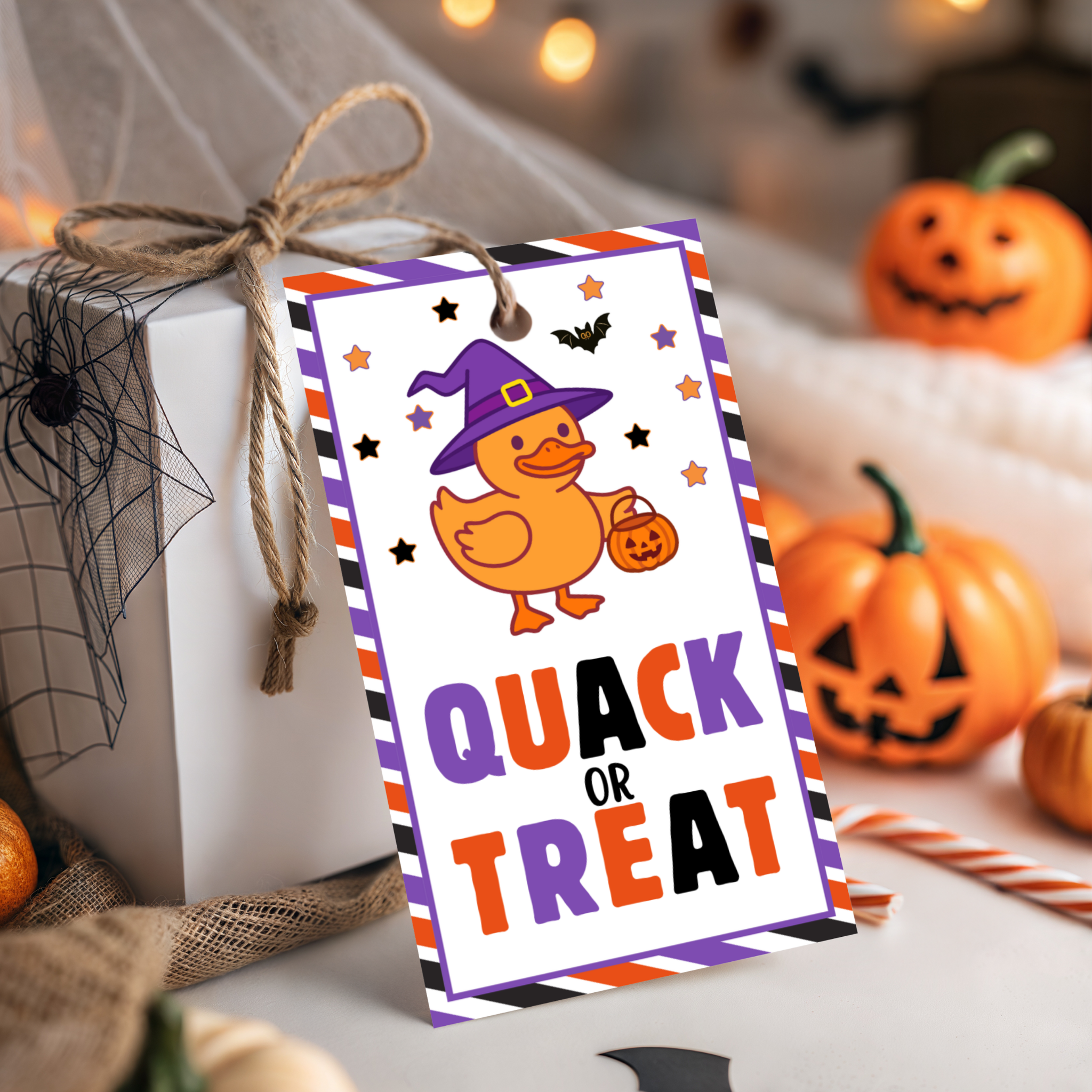 Halloween Rubber Duck Tag