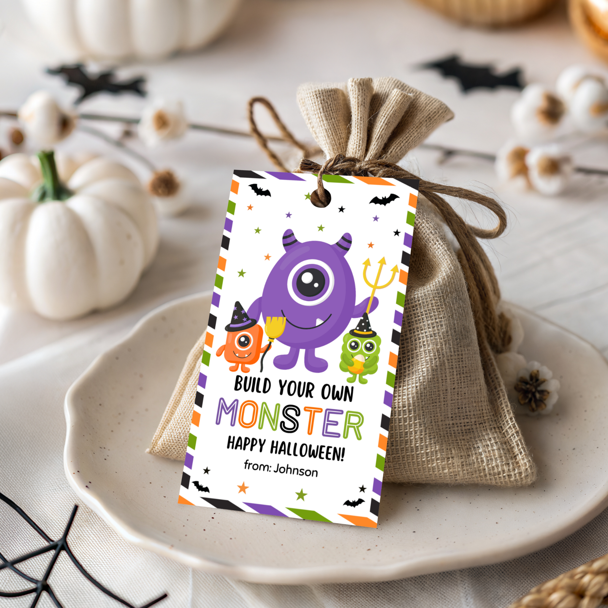 BYO Monster Halloween Tag