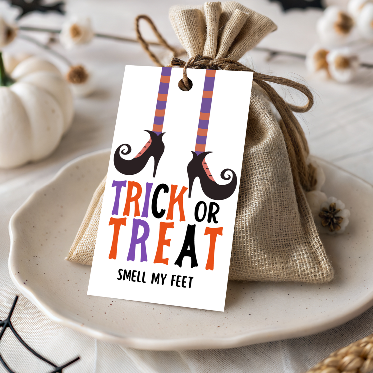 Smell My Feet Gift Tag