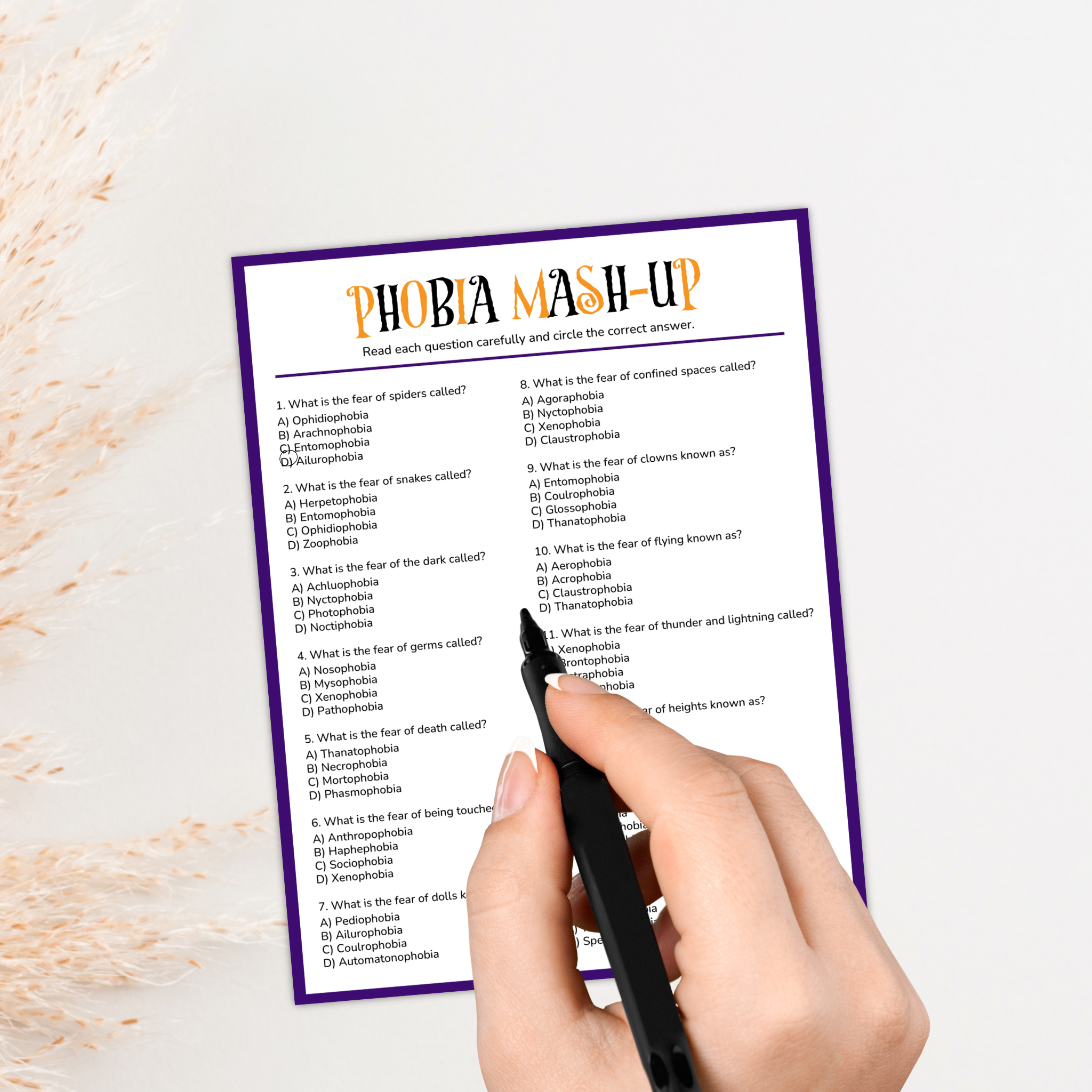 Halloween Trivia Game Bundle