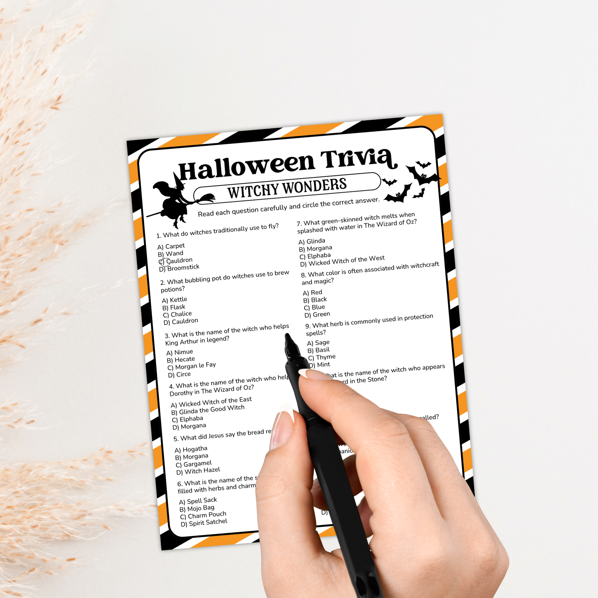 Halloween Trivia Game Bundle