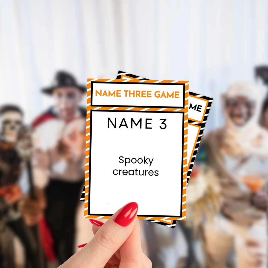 Halloween Name 3 Game
