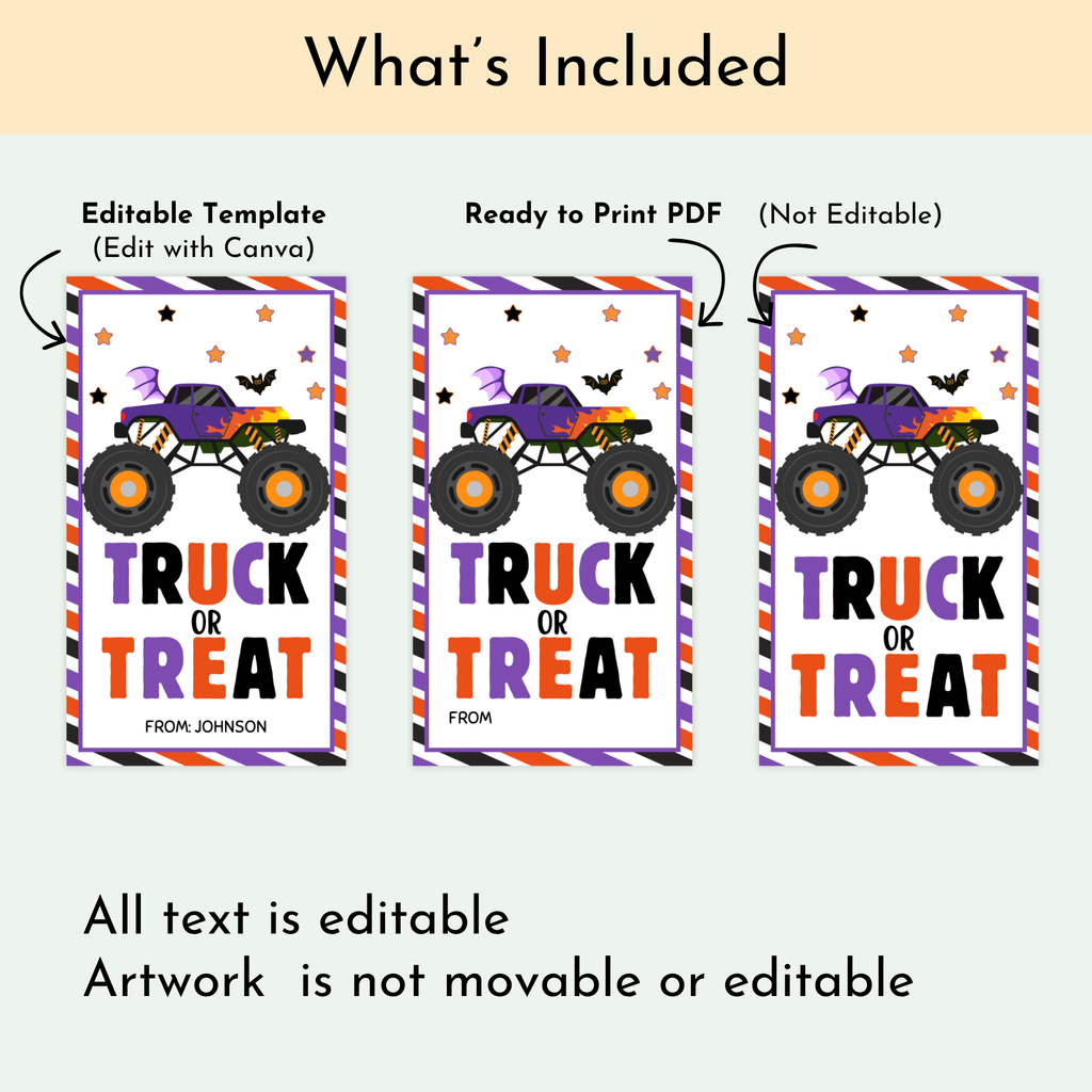 Halloween Truck Tag