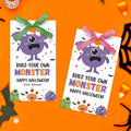 Build Your Own Monster Halloween Tag