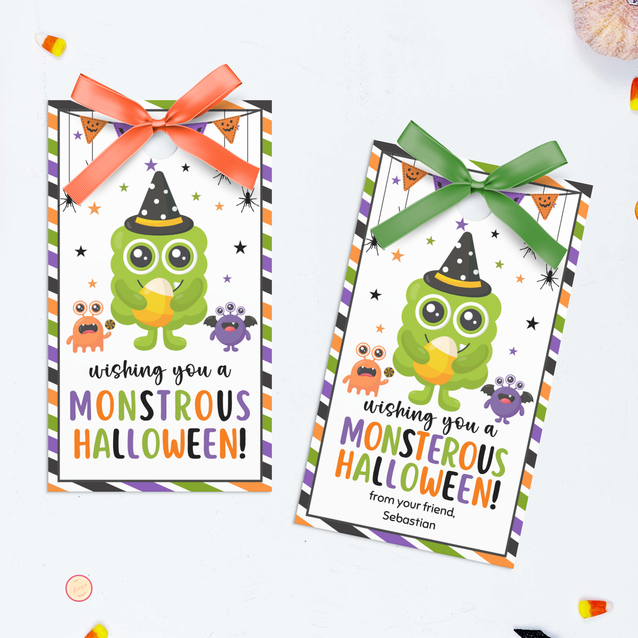 Monster Halloween Tag