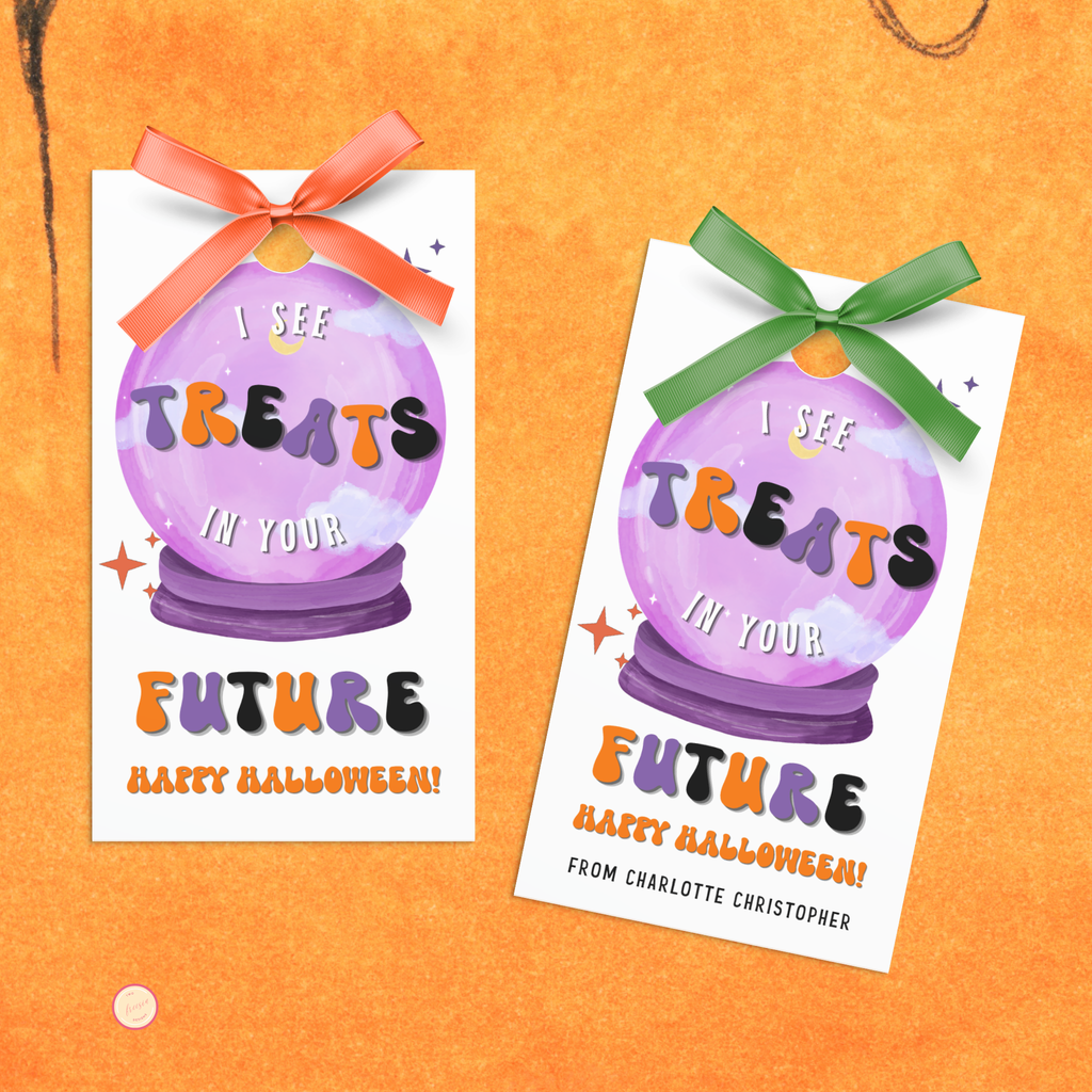 Halloween Crystal Ball Tag