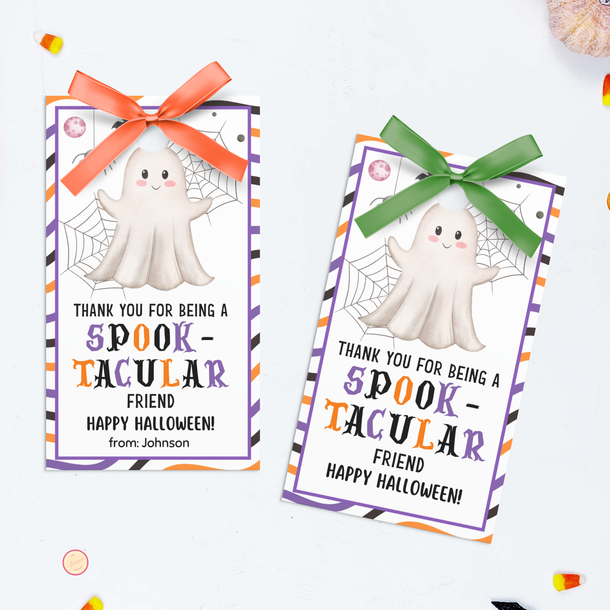 Ghost Treat Tag