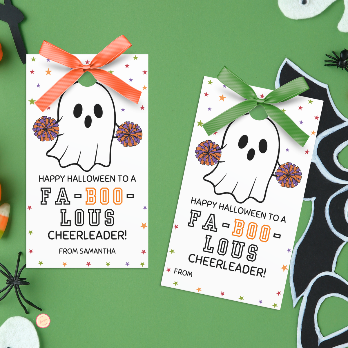 Halloween Cheerleader Tag