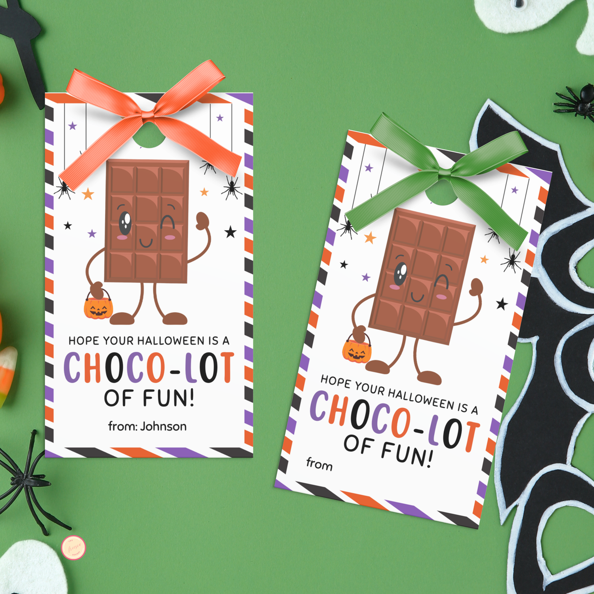 Halloween Chocolate Tag