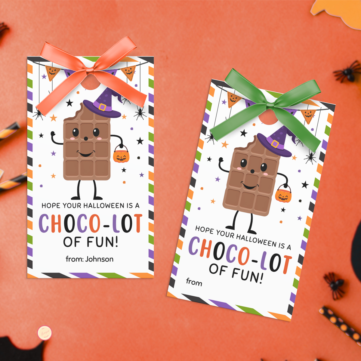 Halloween Chocolate Tag