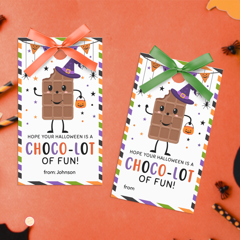 Halloween Chocolate Tag