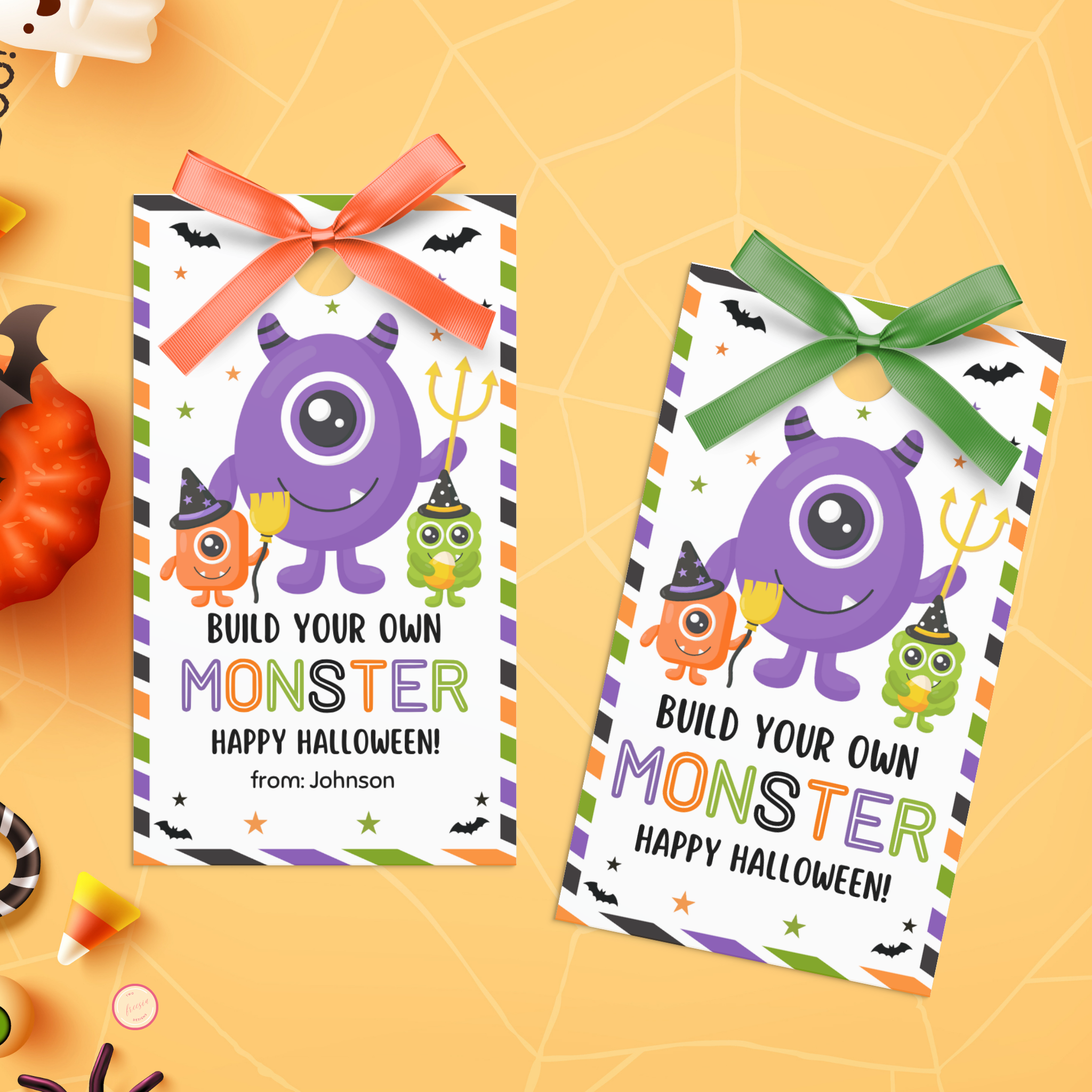 BYO Monster Halloween Tag