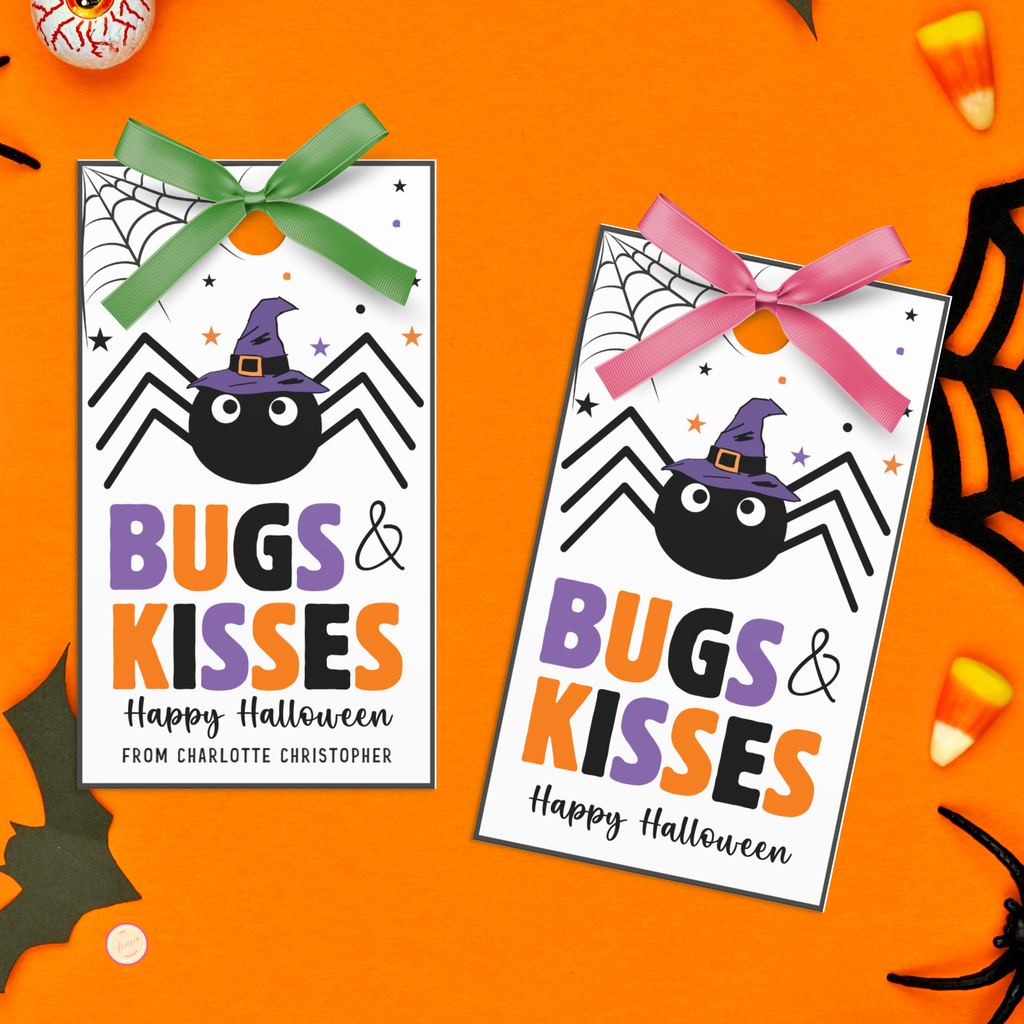 Halloween Bugs & Kisses Tag