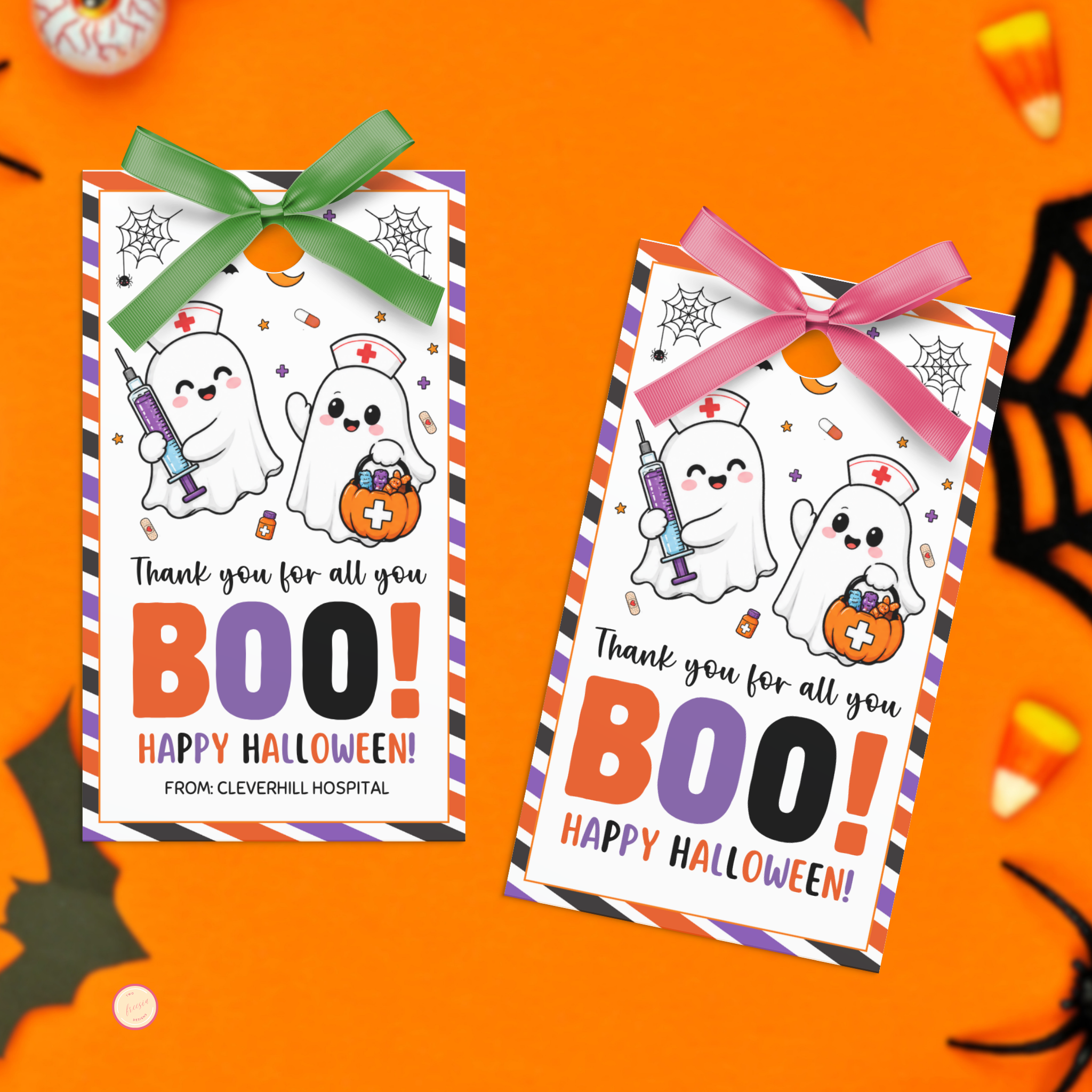 Nurse Halloween Treat Tag