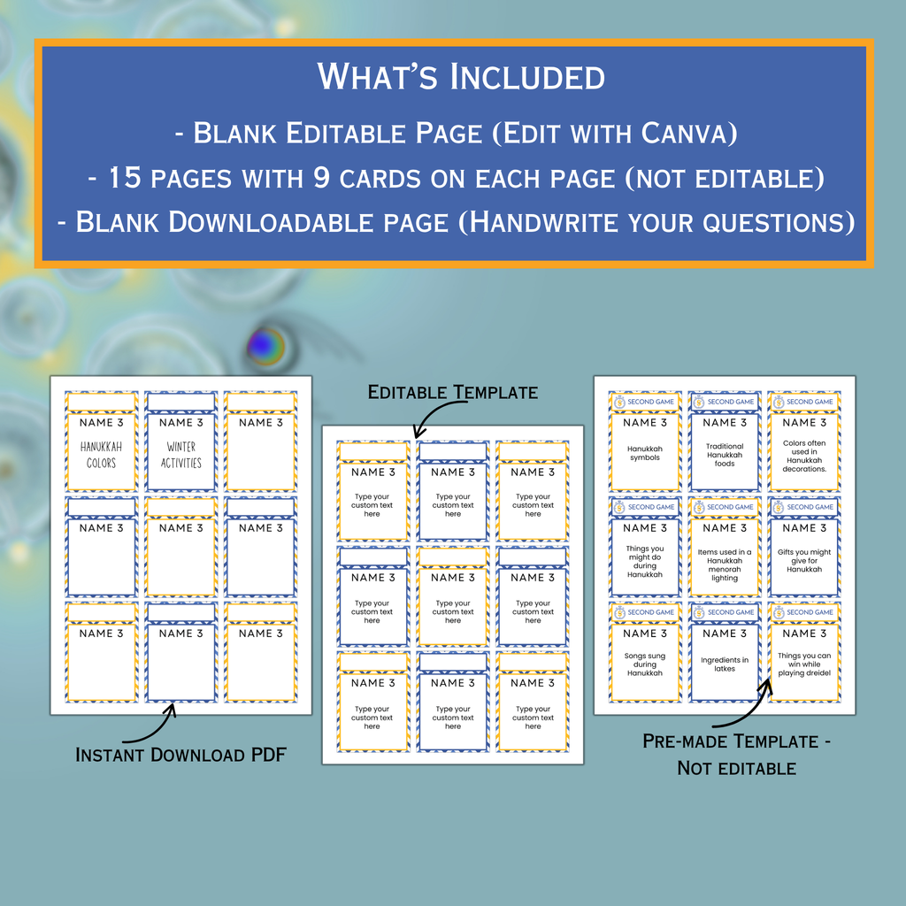 Hanukkah 5 Second Game