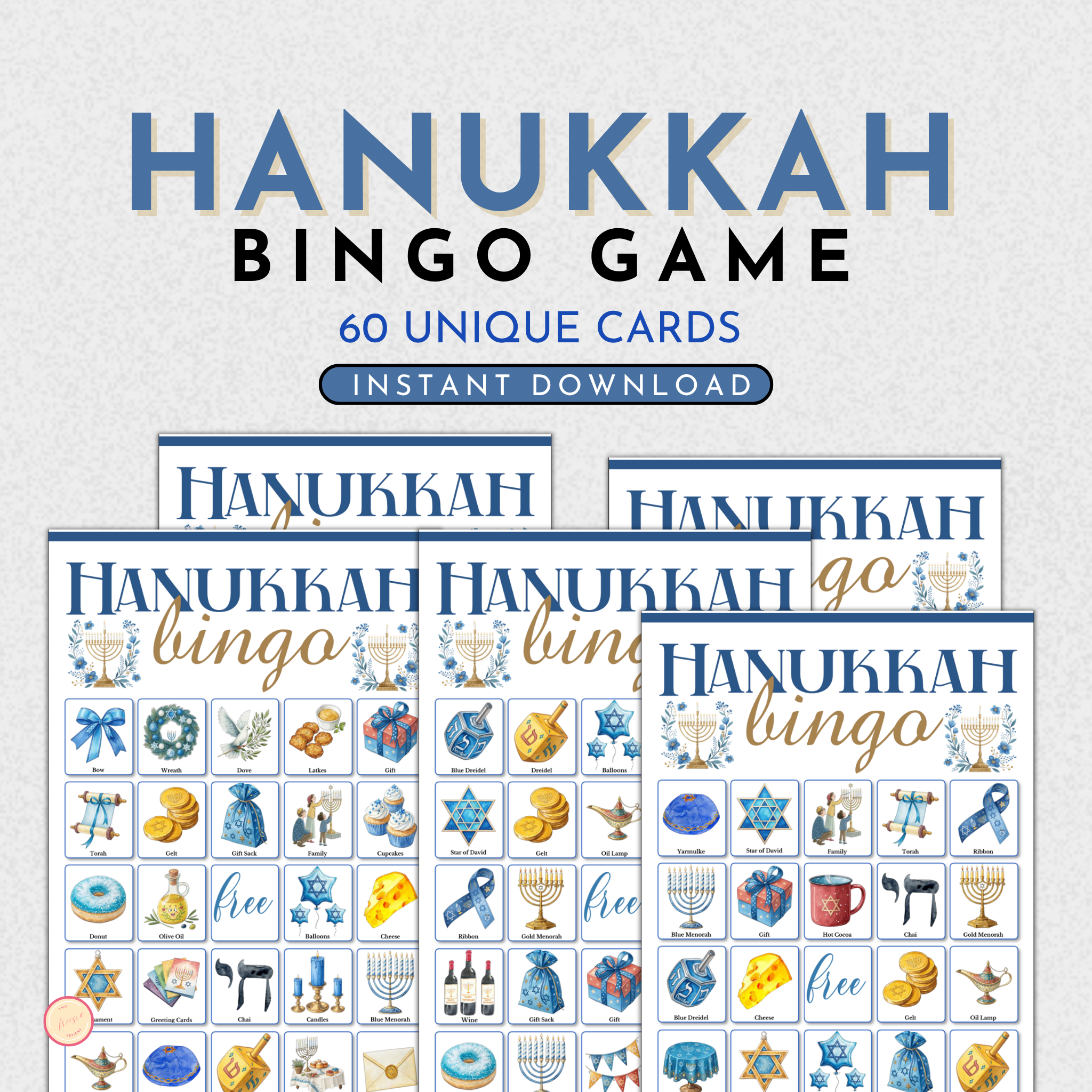 Hanukkah Bingo Game