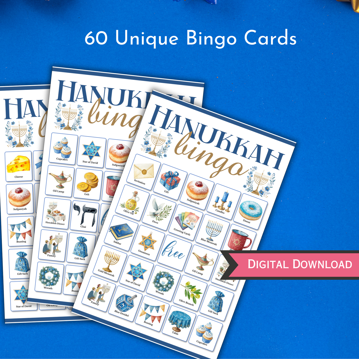 Hanukkah Bingo Game