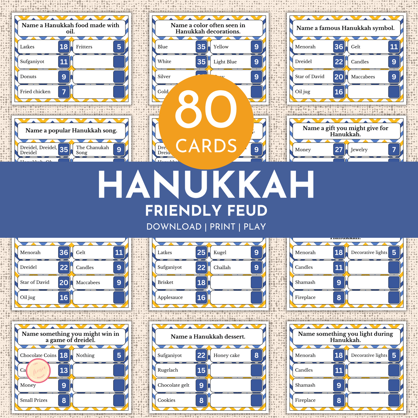 Hanukkah Friendly Feud