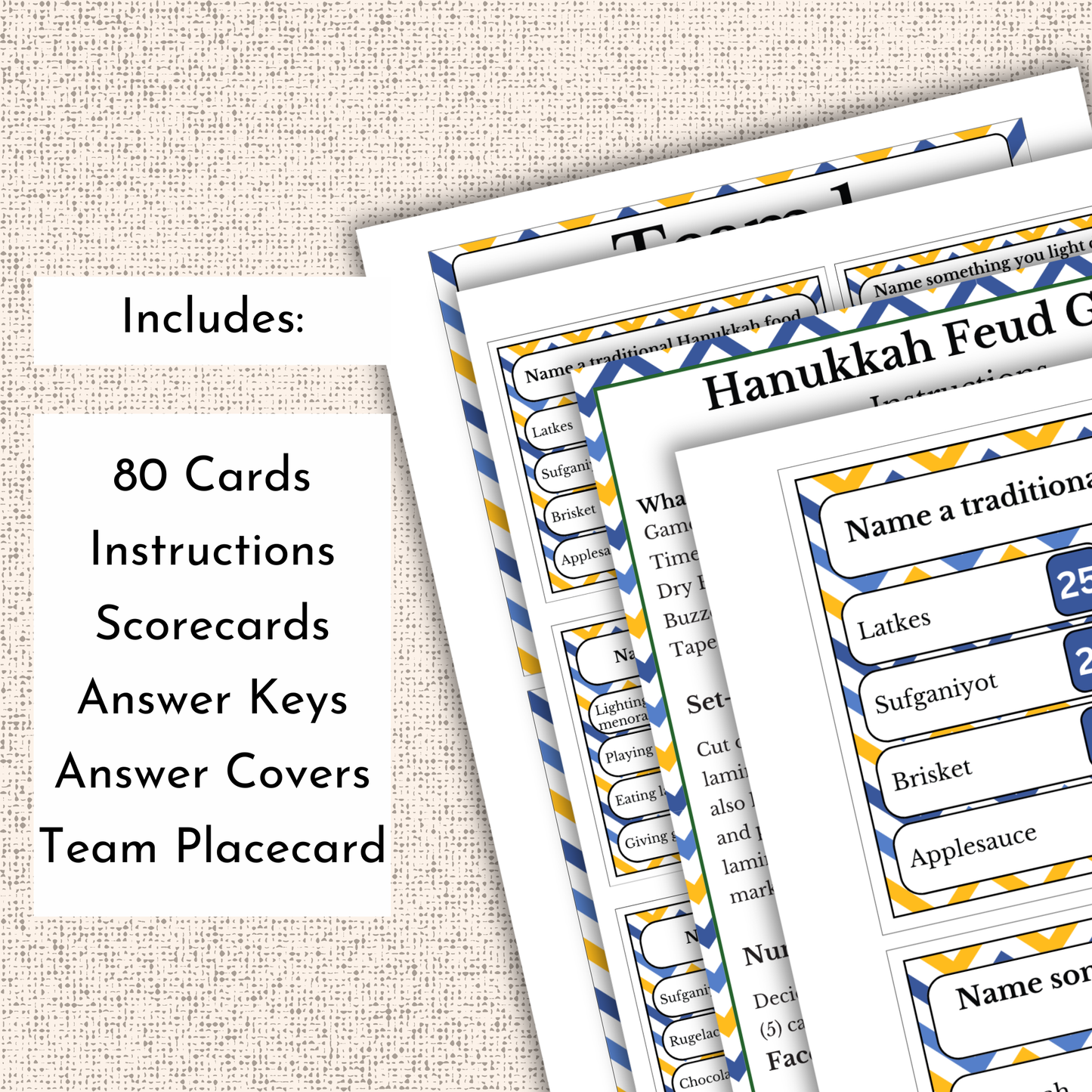 Hanukkah Friendly Feud