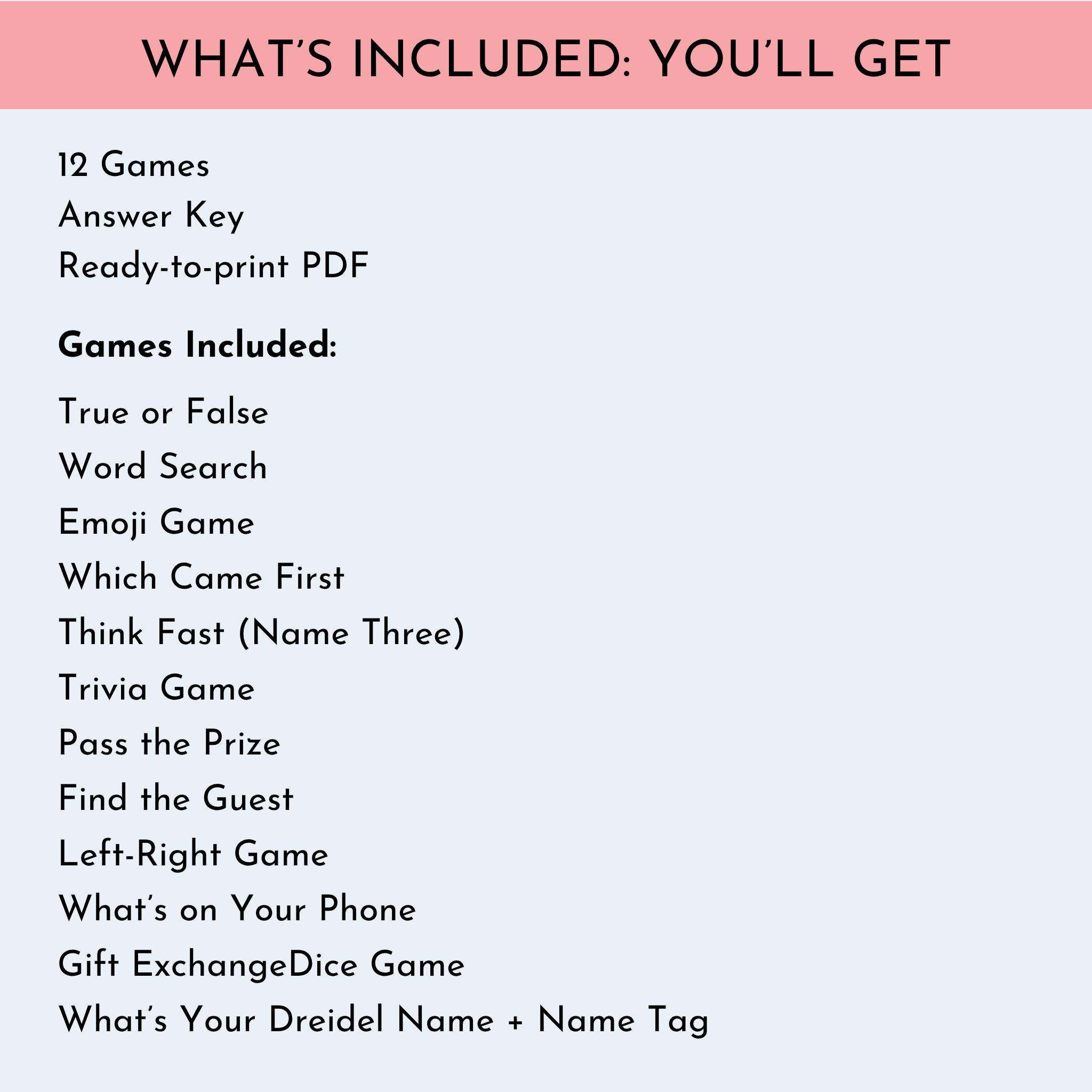12 Hanukkah Party Games