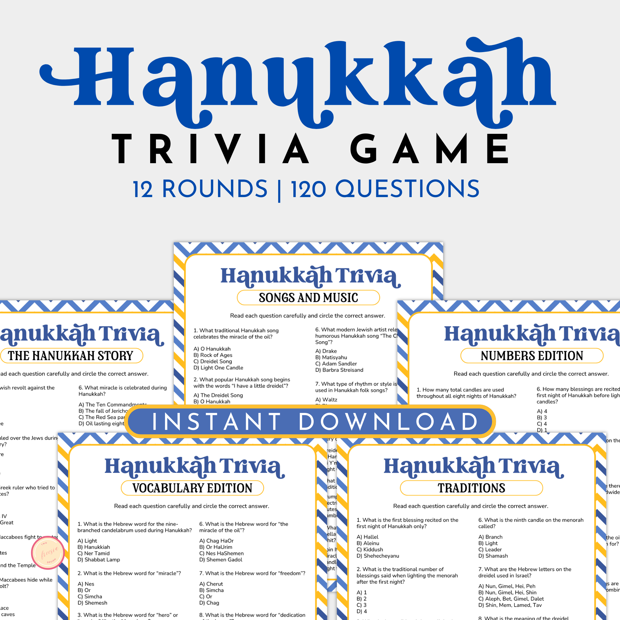 Hanukkah Trivia Game