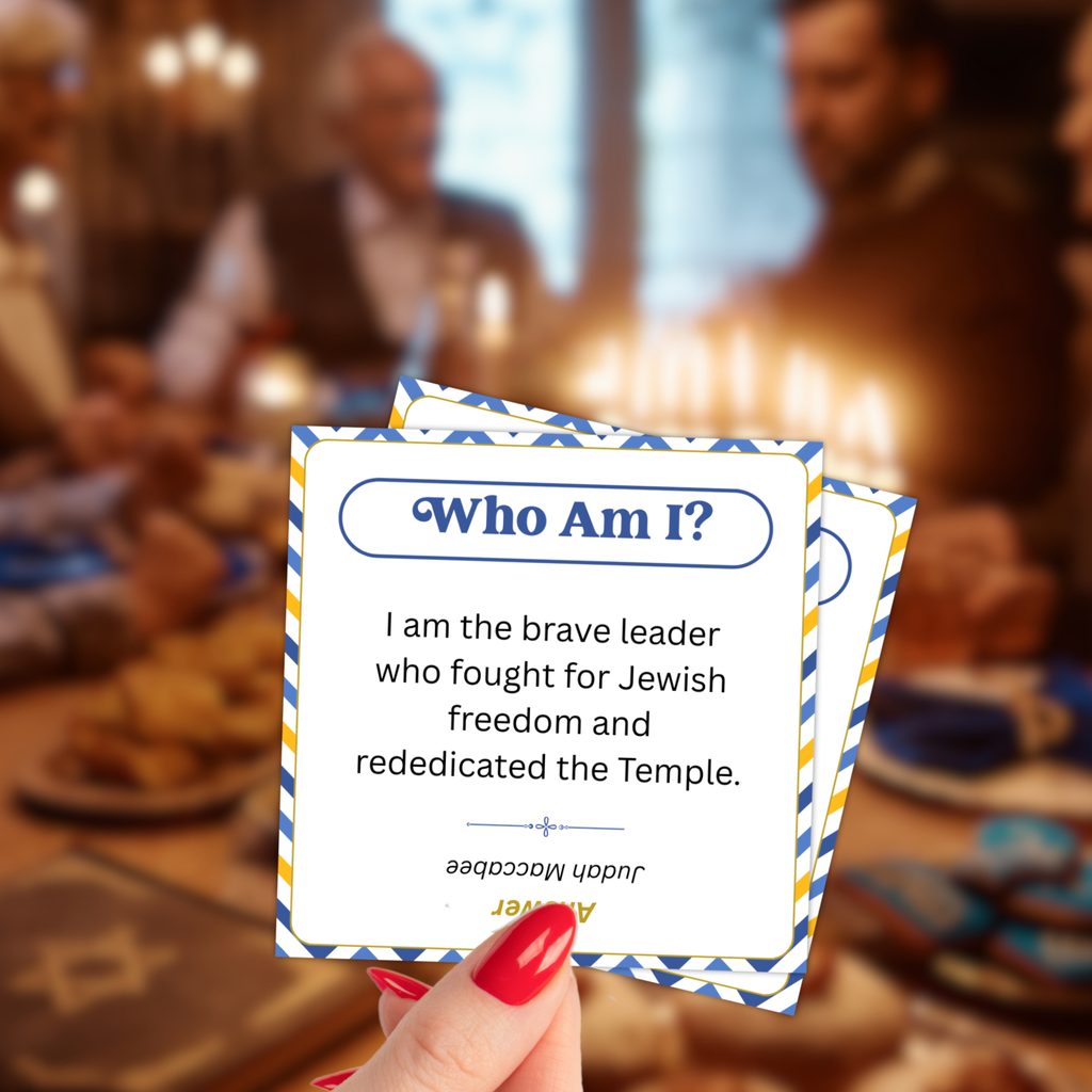 Hanukkah Who Am I Game