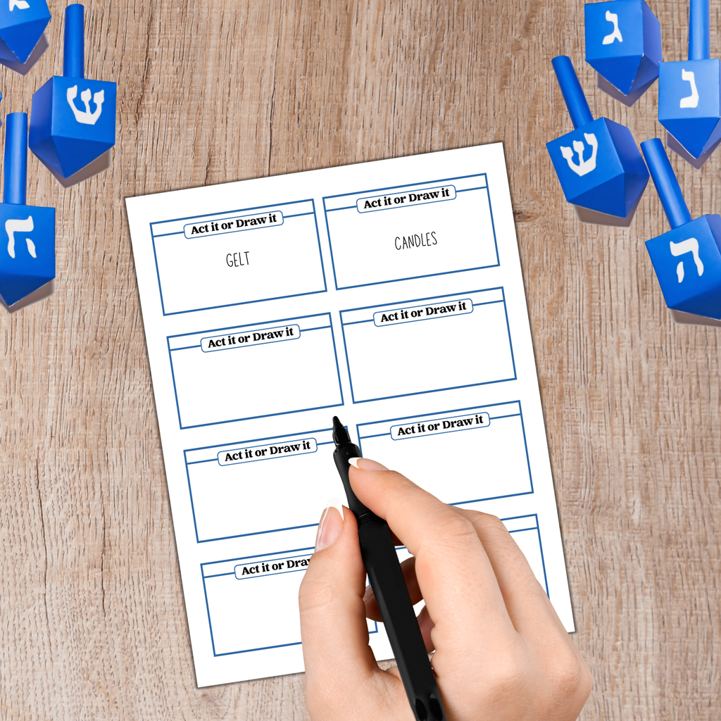 Hanukkah Act It or Draw It