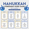 Hanukkah Forbidden Word Game
