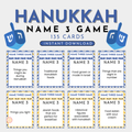 Hanukkah Name 3 Game