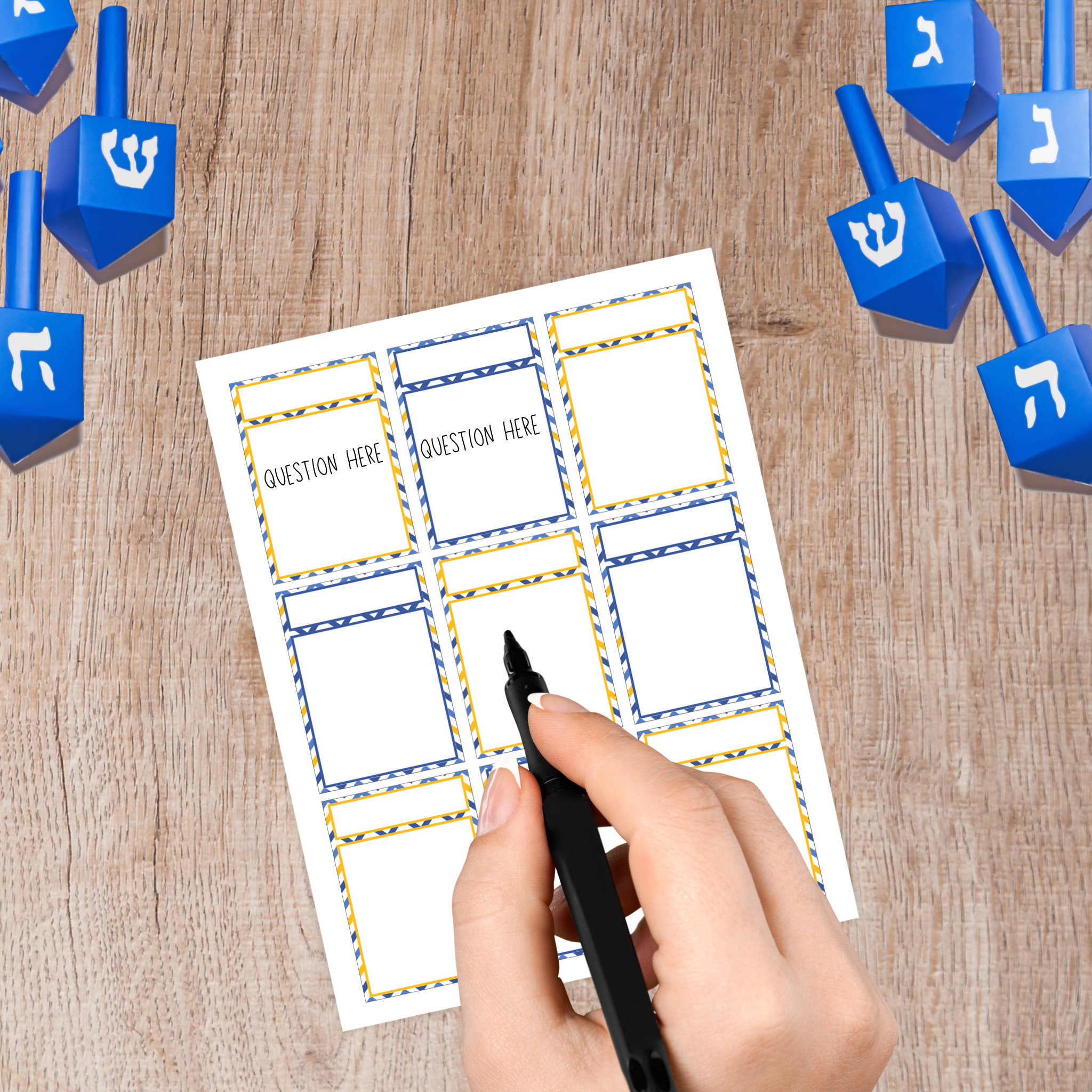 Hanukkah Forbidden Word Game