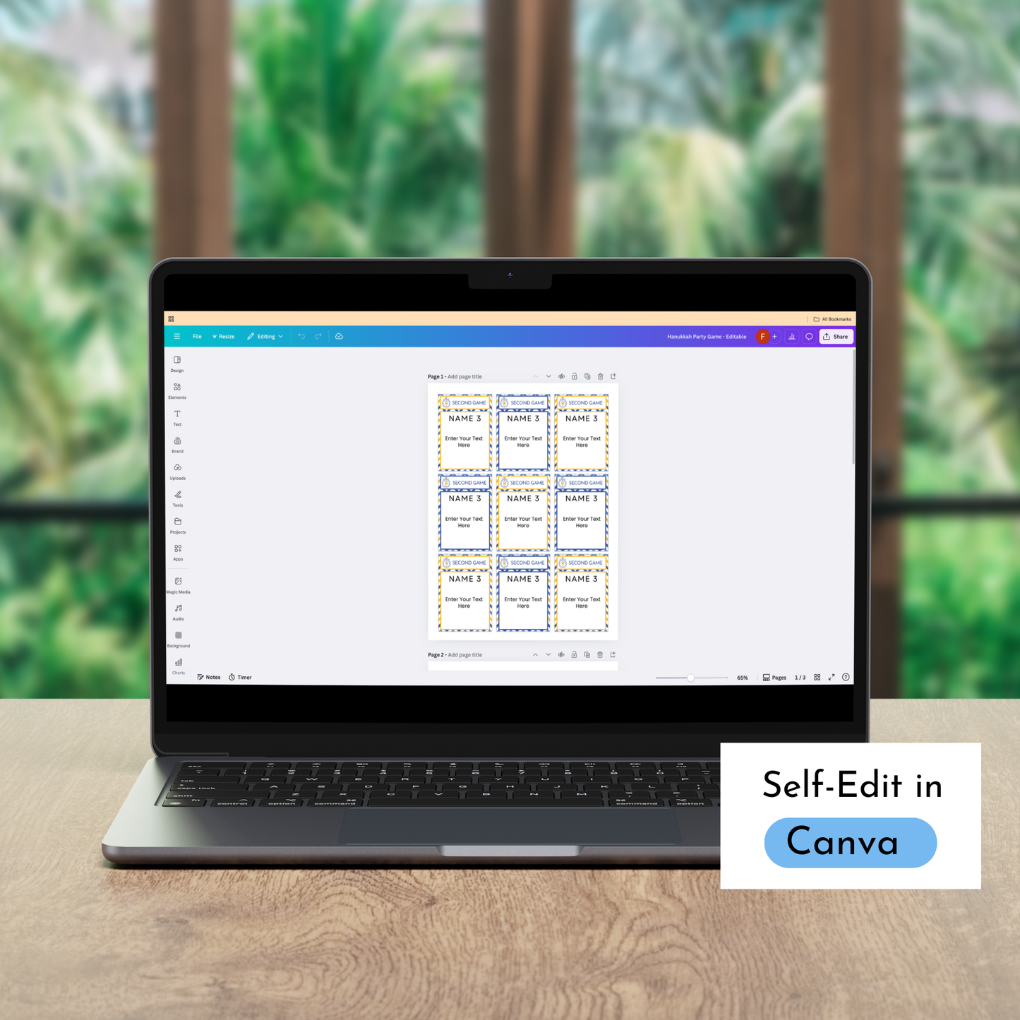 Hanukkah 5 Second Game