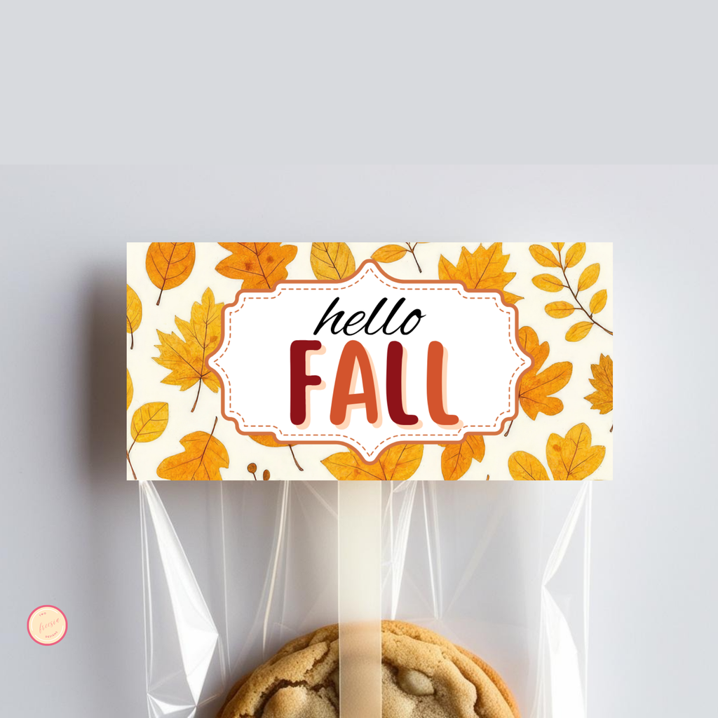 Hello Fall Bag Topper