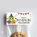 Monster Bag Topper - Halloween