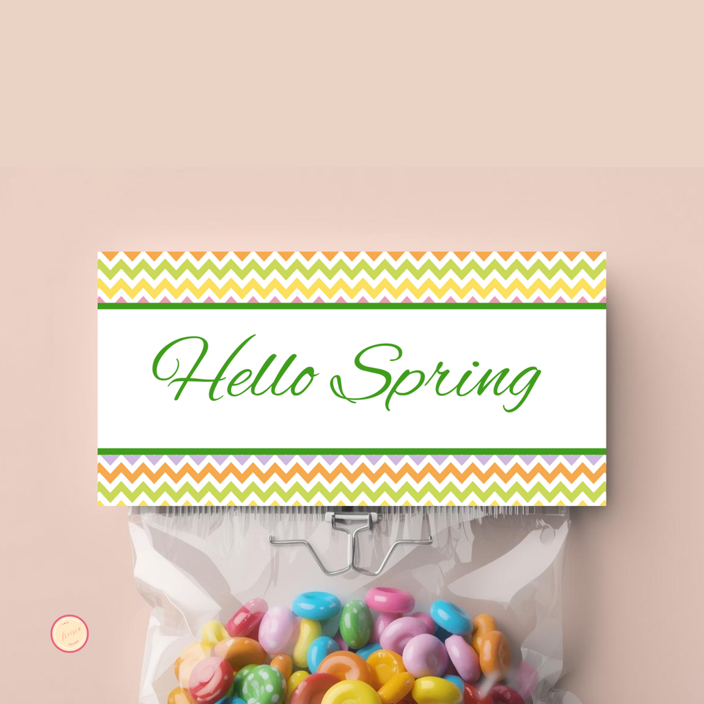 Spring Treat Bag Topper