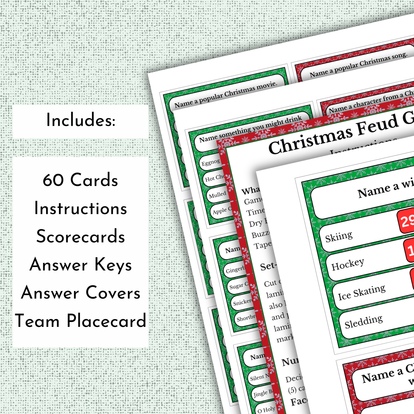 Christmas Friendly Feud