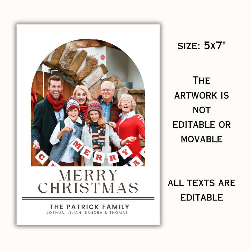 Year in Review Photo Card Template