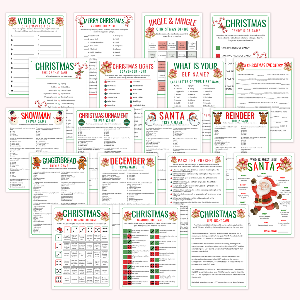 35 Christmas Party Games