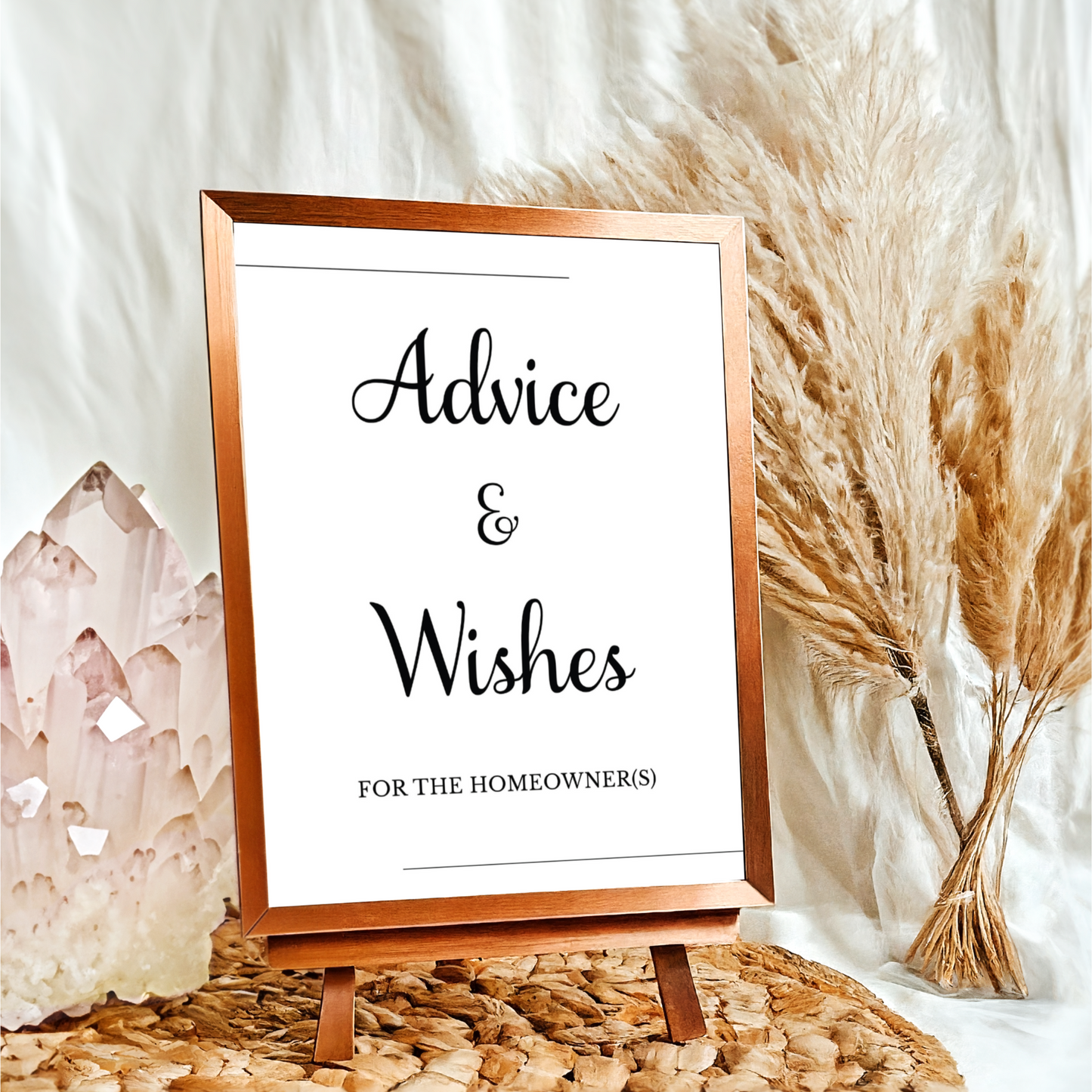 Printable Housewarming Advice and Wishes Cards