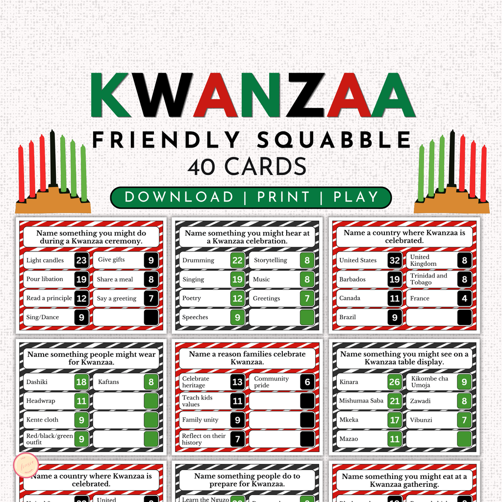 Kwanzaa Friendly Squabble Game