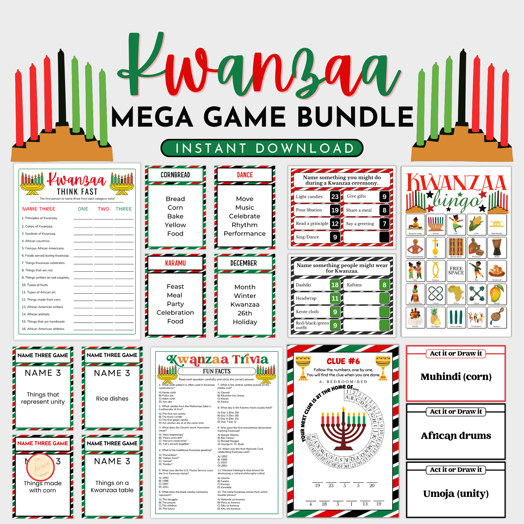 Kwanzaa Mega Game Bundle