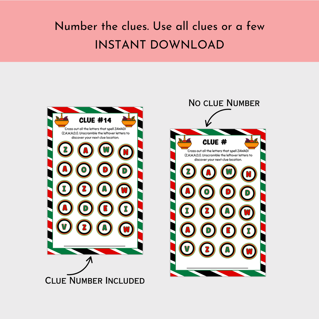 Kwanzaa Treasure Hunt