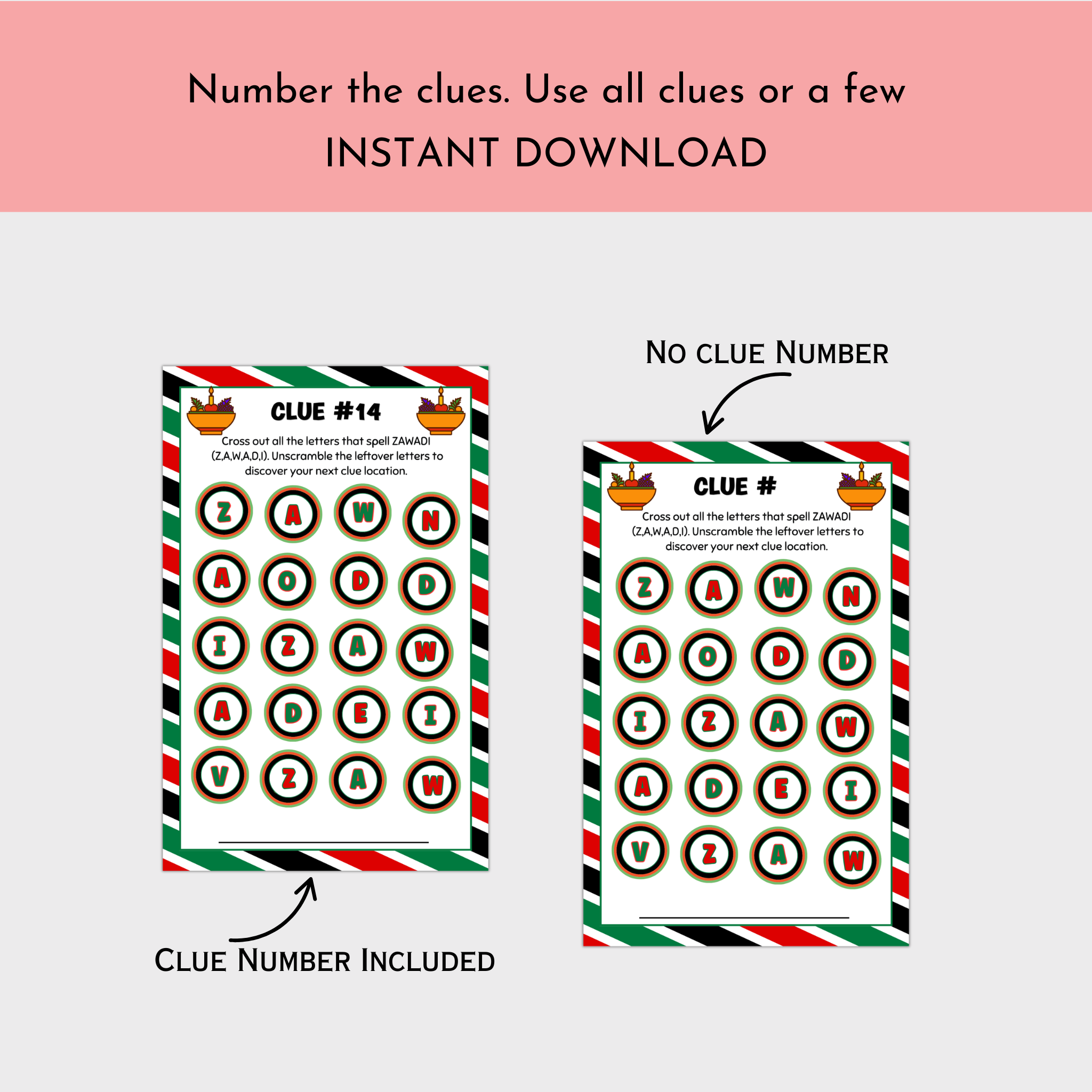 Kwanzaa Treasure Hunt