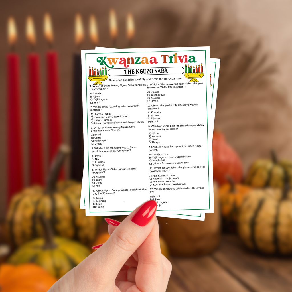 Kwanzaa Trivia Game