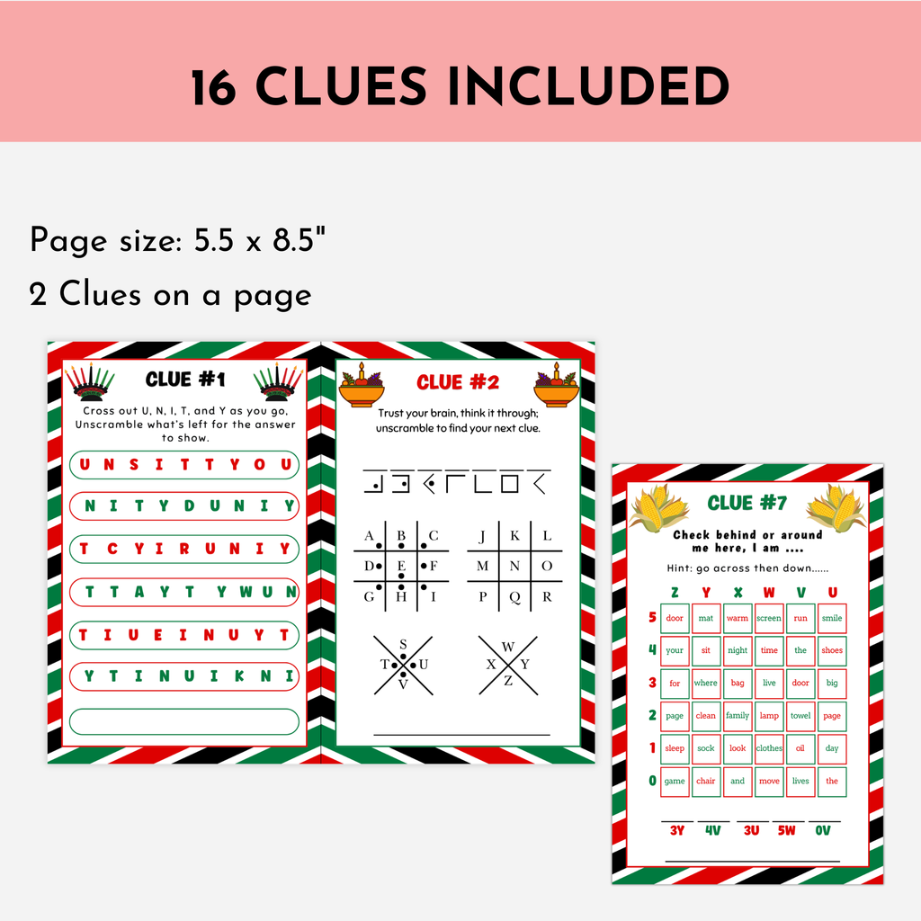 Kwanzaa Treasure Hunt