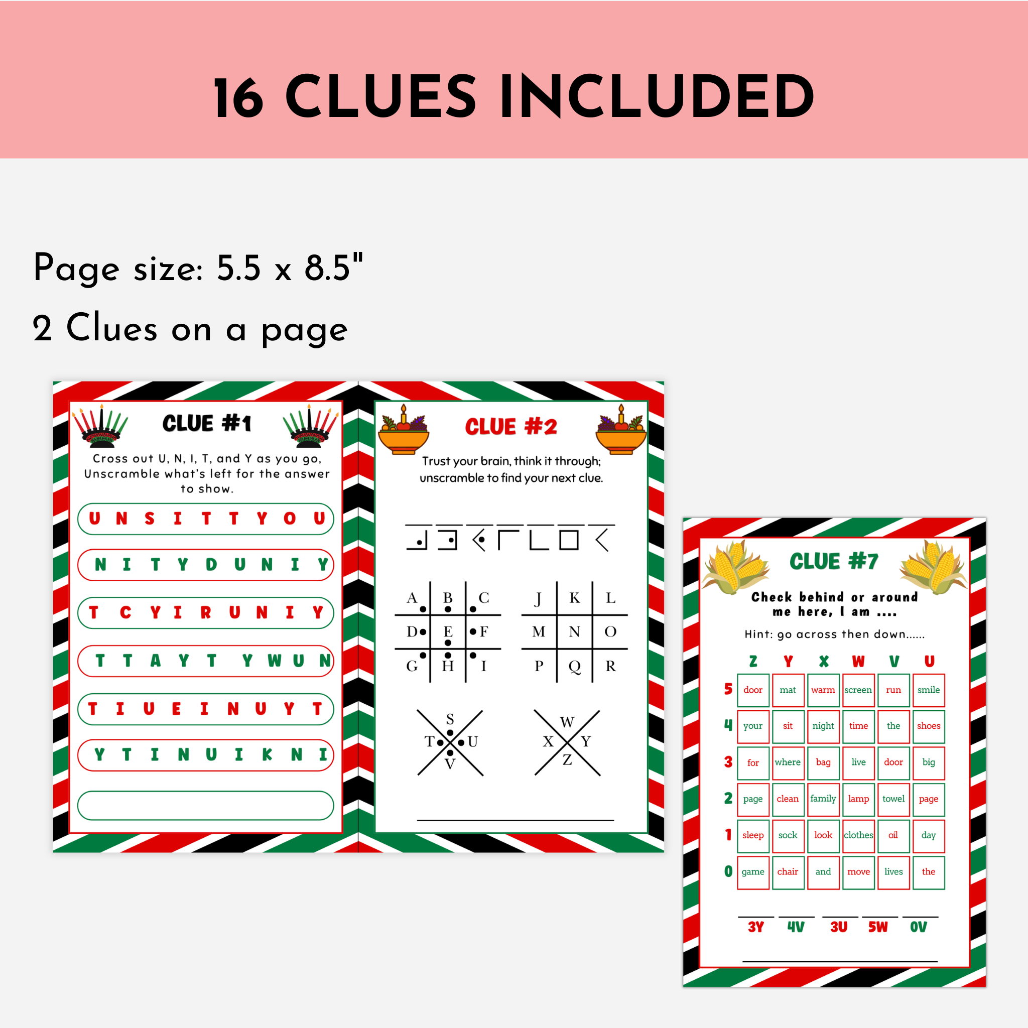 Kwanzaa Treasure Hunt