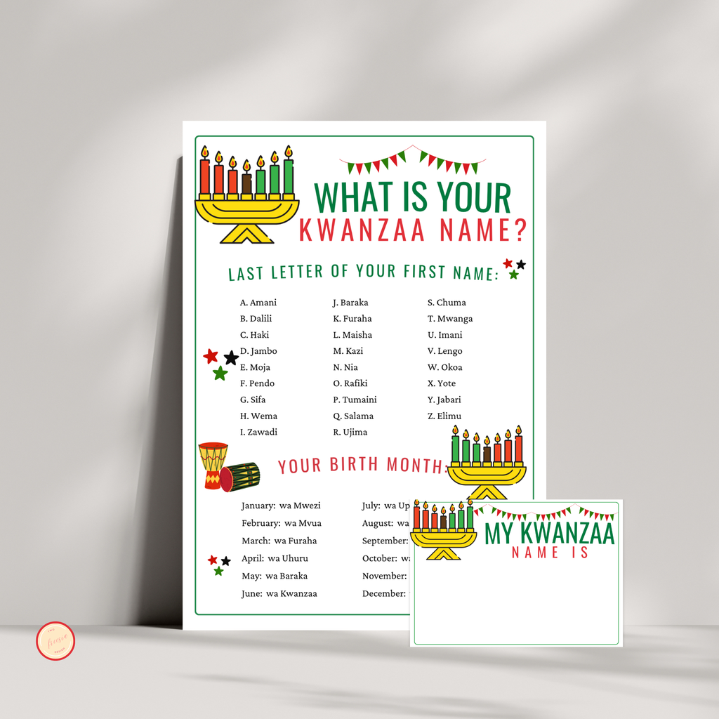 What's your Kwanzaa Name Game