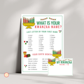 What's your Kwanzaa Name Game