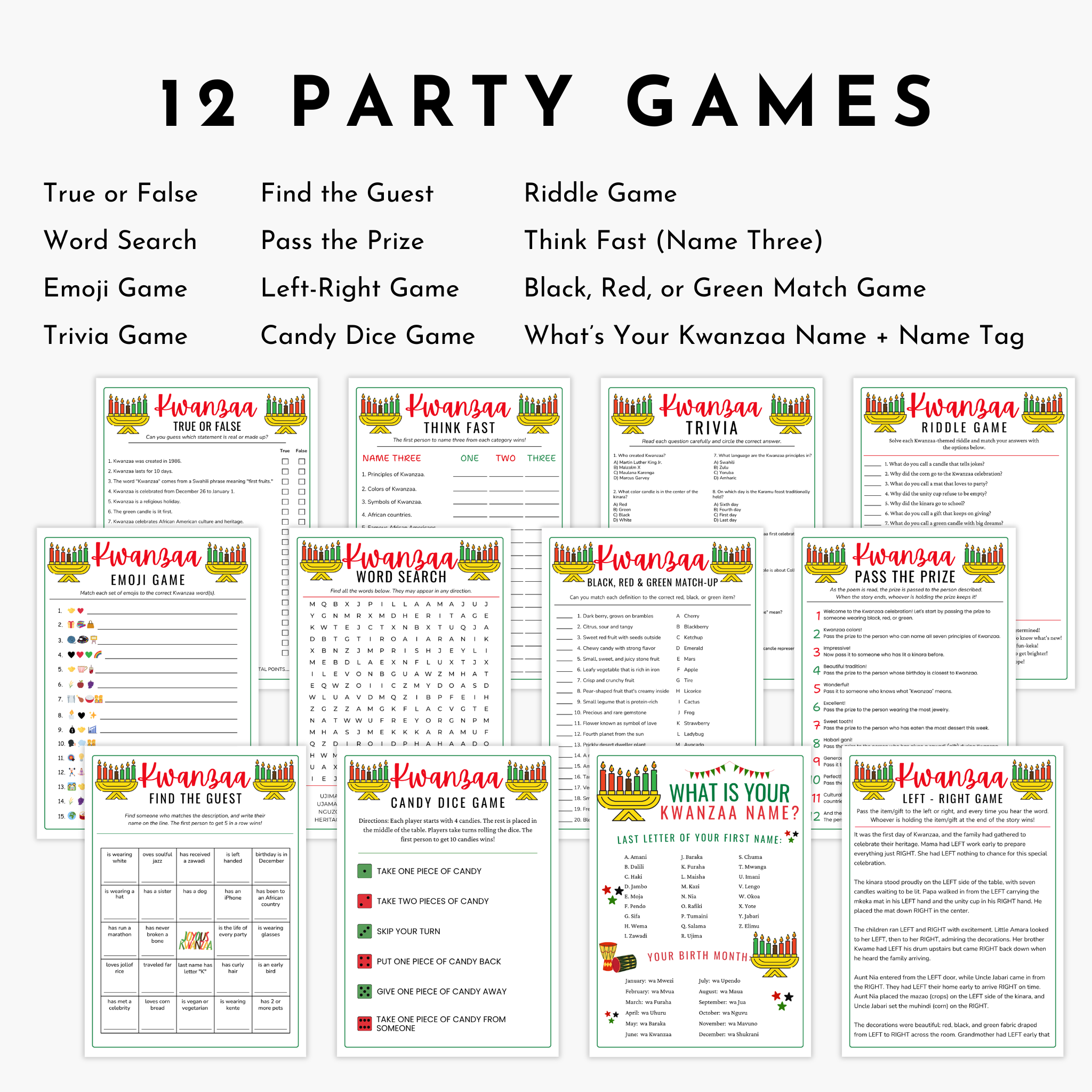 Kwanzaa Mega Game Bundle